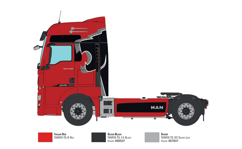 MAN TGX 18-500 XXL LION PRO 1/24