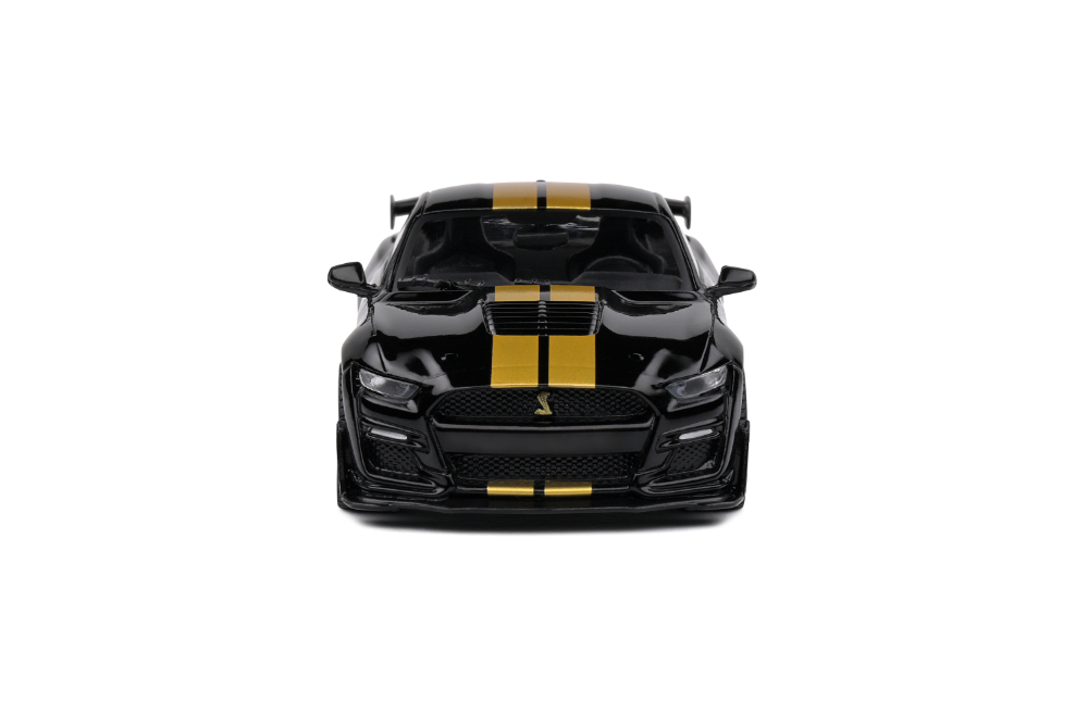 1:43 SHELBY MUSTANG GT500 BLACK W/GOLD STRIPE 2020