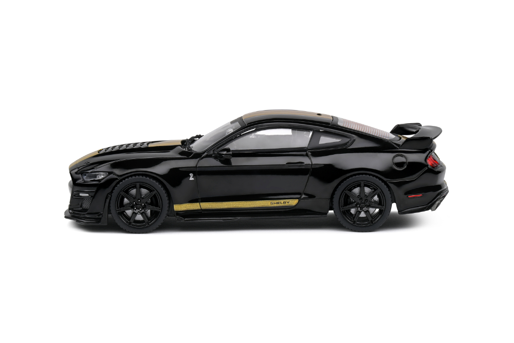 1:43 SHELBY MUSTANG GT500 BLACK W/GOLD STRIPE 2020