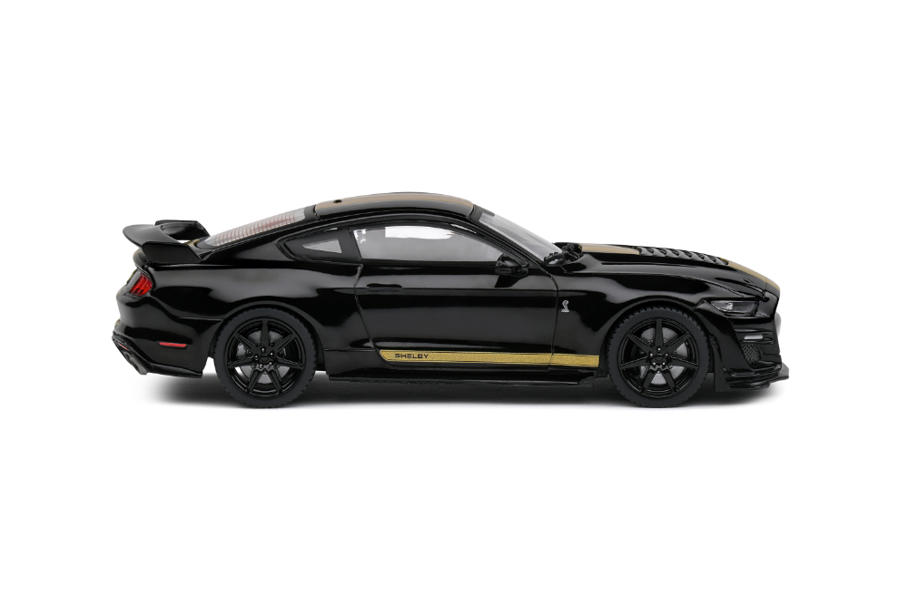 1:43 SHELBY MUSTANG GT500 BLACK W/GOLD STRIPE 2020