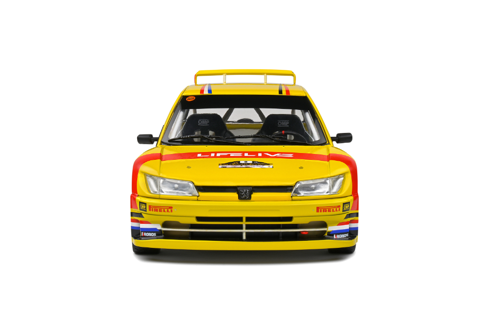 1:18 PEUGEOT 306 MAXI YELLOW #2 T.NEUVILLE/A.CORNET EIFEL RALLYE FEST