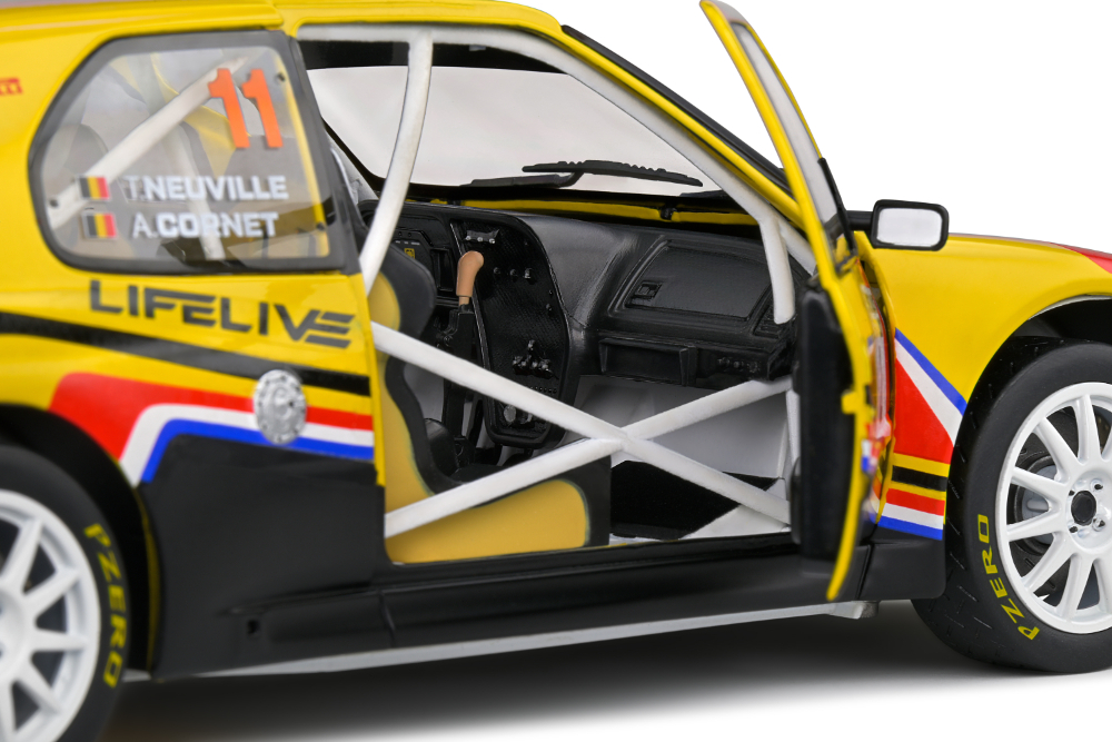 1:18 PEUGEOT 306 MAXI YELLOW #2 T.NEUVILLE/A.CORNET EIFEL RALLYE FEST