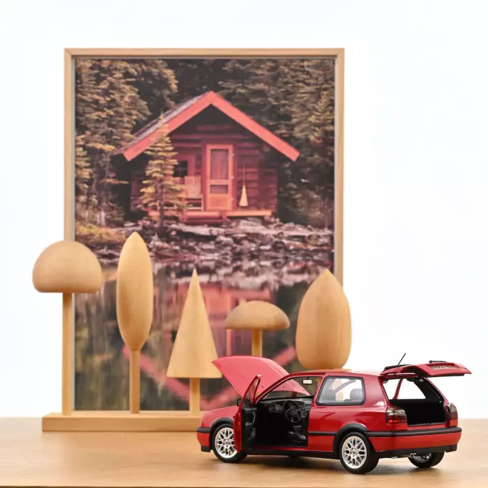 VW Golf III GTI 1996 Rouge Flash 1/18