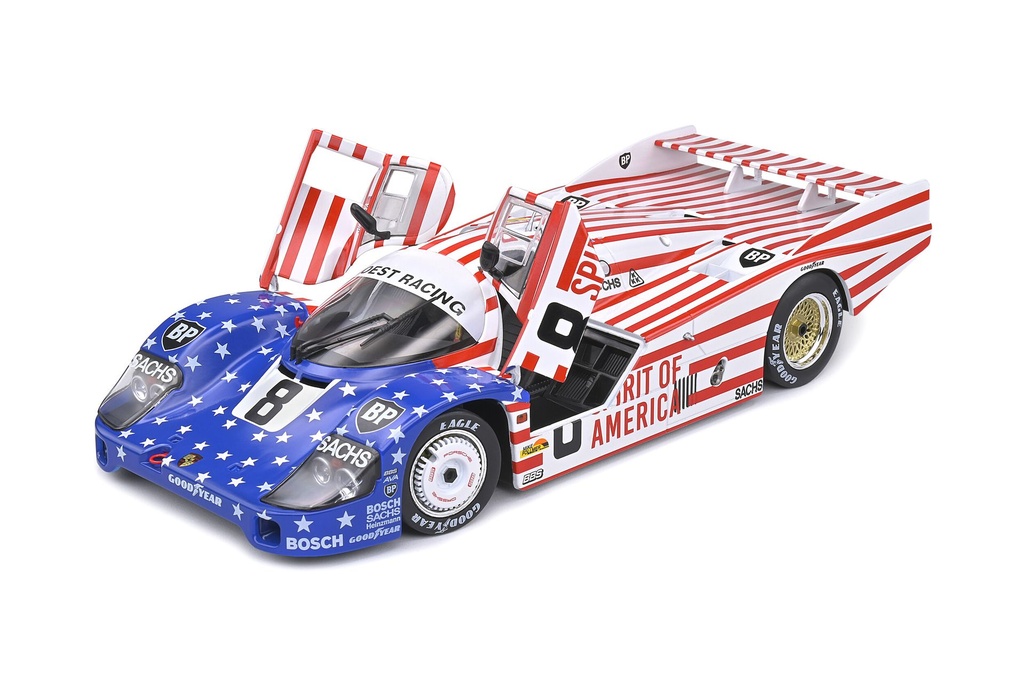1:18 PORSCHE 956 LH #8 FOLLMER, MORTON, MILLER - 1986 24H LE MANS