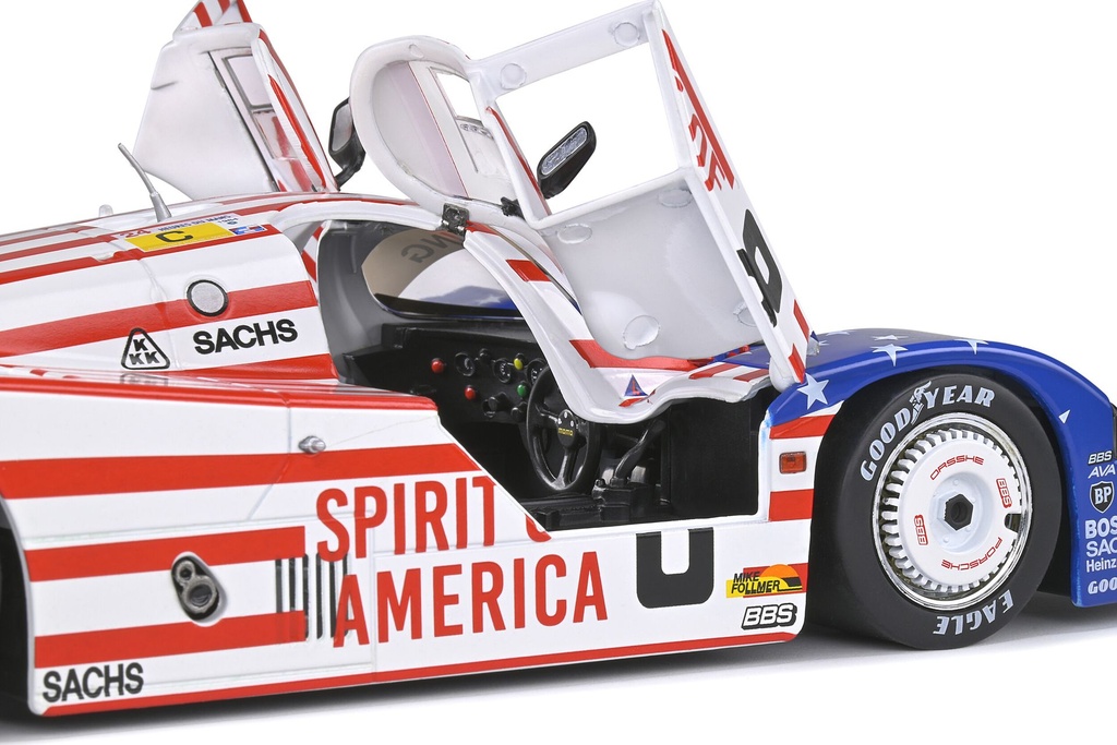 1:18 PORSCHE 956 LH #8 FOLLMER, MORTON, MILLER - 1986 24H LE MANS