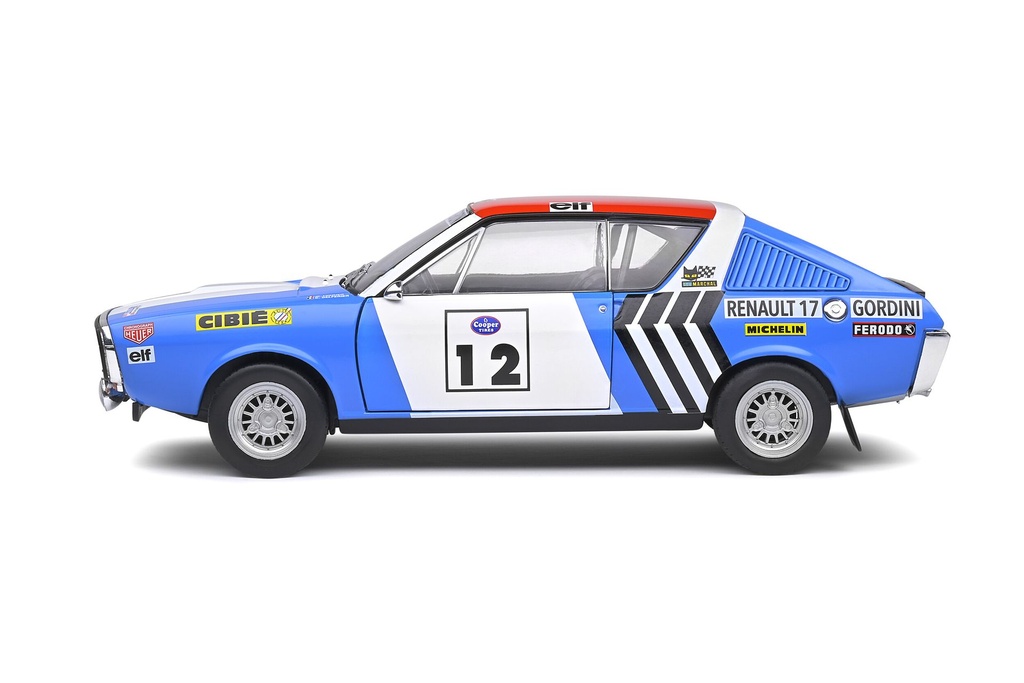 1:18 RENAULT R17 GORDINI RALLYE PRESS ON REGARDLESS #12 J.L.THERIER – 1974
