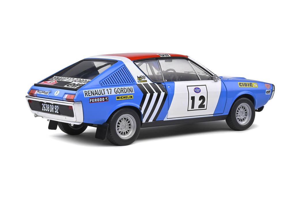 1:18 RENAULT R17 GORDINI RALLYE PRESS ON REGARDLESS #12 J.L.THERIER – 1974