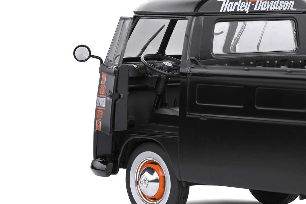1:18 VOLKSWAGEN T1 PICK UP CUSTOM "HARLEY DAVIDSON" CON TABLA DE SURF - 1950