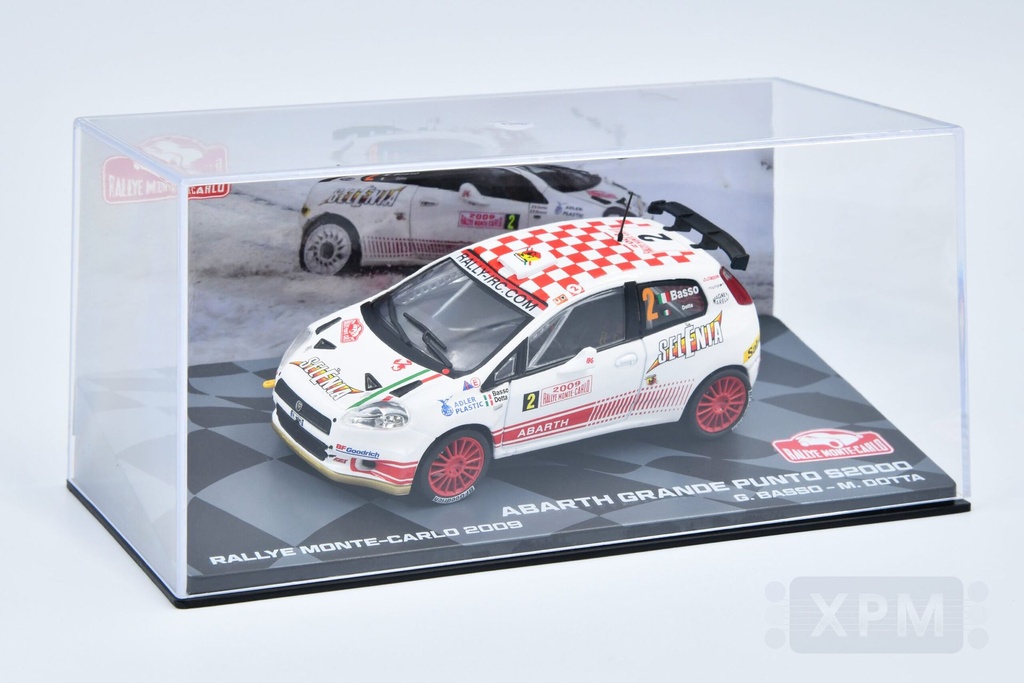 1:43 ABARTH GRANDE PUNTO S2000 (G.BASSO- M.MOTA)- RALLYE MONTECARLO 2009