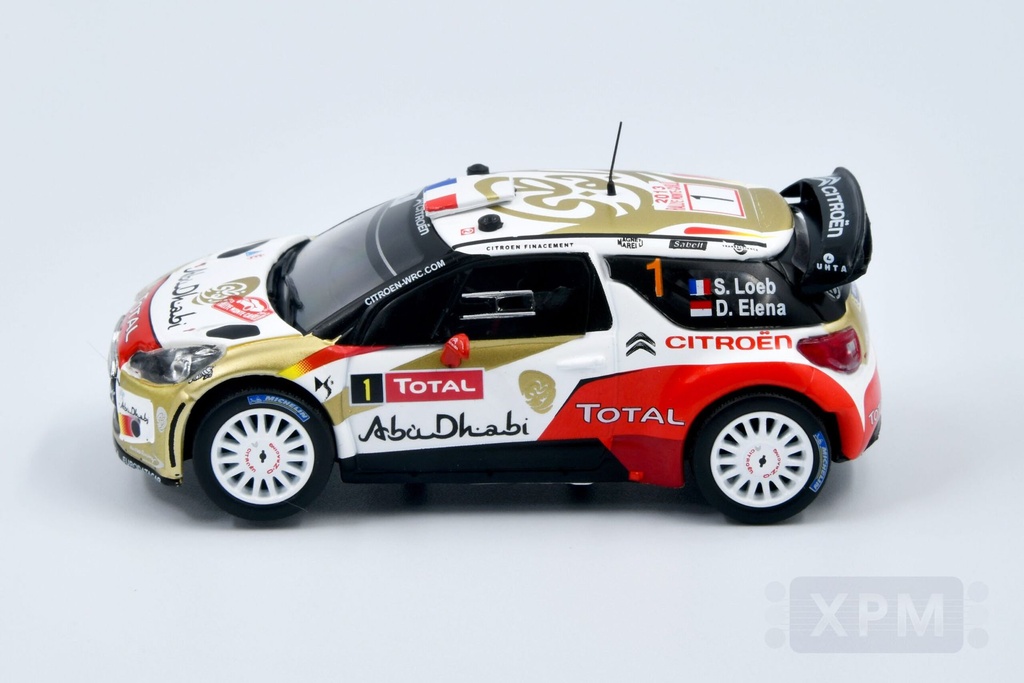 1:43 CITROËN DS3 RALLY MONTE-CARLO (S.LOEB-D.ELENA) ALTAYA 2013