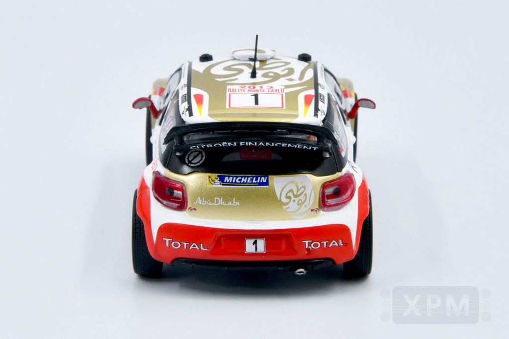 1:43 CITROËN DS3 RALLY MONTE-CARLO (S.LOEB-D.ELENA) ALTAYA 2013