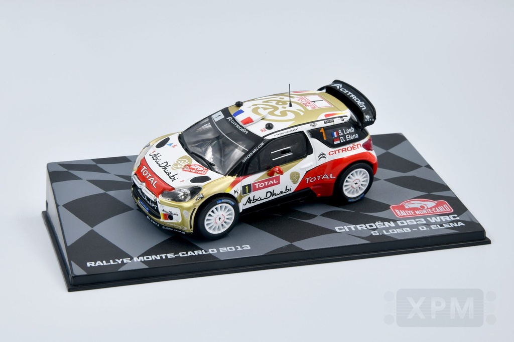 1:43 CITROËN DS3 RALLY MONTE-CARLO (S.LOEB-D.ELENA) ALTAYA 2013