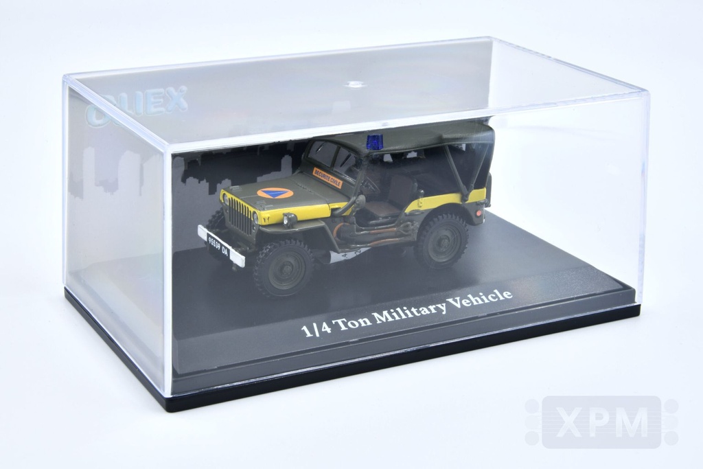 1:43 JEEP	"SECURITE CIVILE" 1/4 TON MILITARY VEHICULE