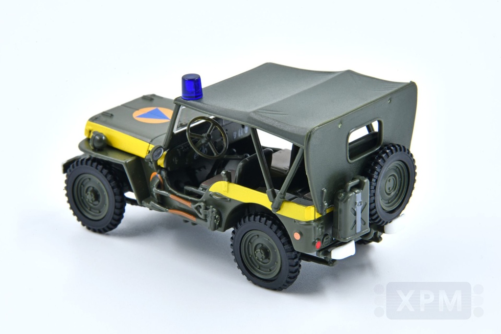 1:43 JEEP	"SECURITE CIVILE" 1/4 TON MILITARY VEHICULE