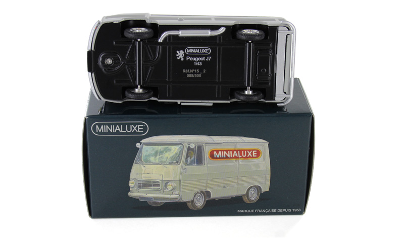 1:43 PEUGEOT J7 "MINIALUXE" - EDICIÓN LIMITADA NUMERADA - MINIALUXE