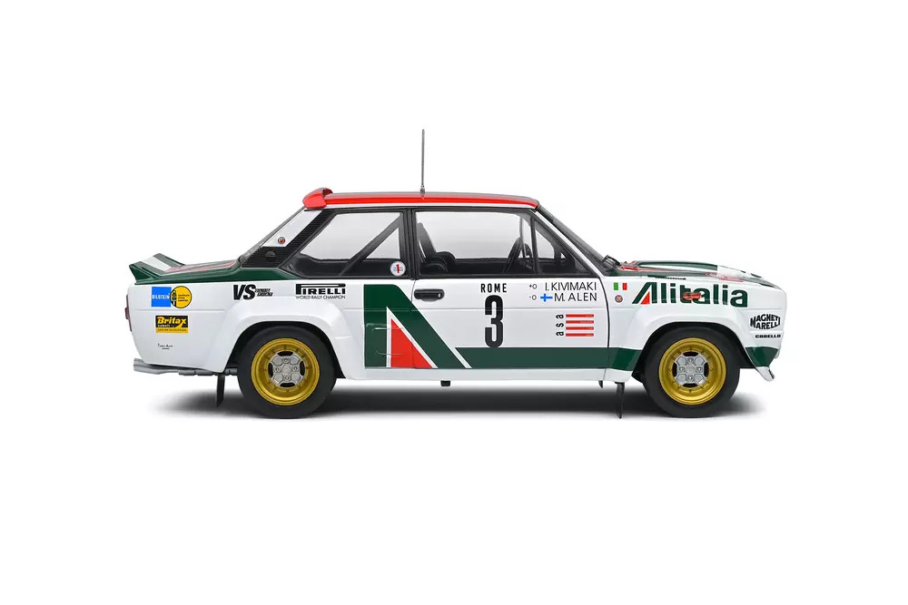 1:18 FIAT 131 ABARTH ALITALIA #3 ALEN / KIVIMÄKI RALLYE MONTECARLO – 1979