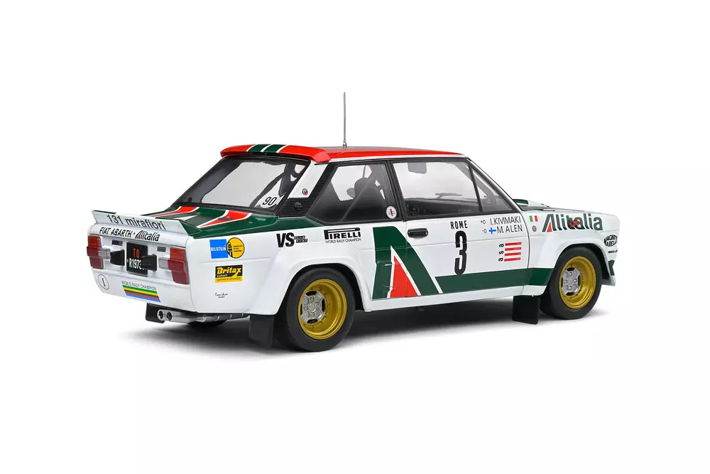 1:18 FIAT 131 ABARTH ALITALIA #3 ALEN / KIVIMÄKI RALLYE MONTECARLO – 1979