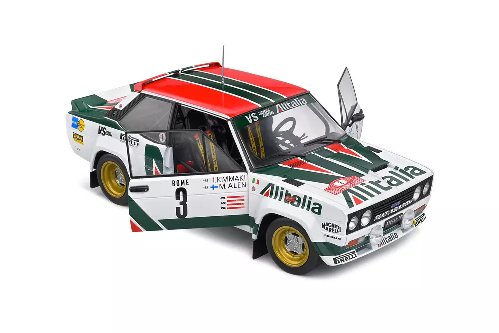 1:18 FIAT 131 ABARTH ALITALIA #3 ALEN / KIVIMÄKI RALLYE MONTECARLO – 1979