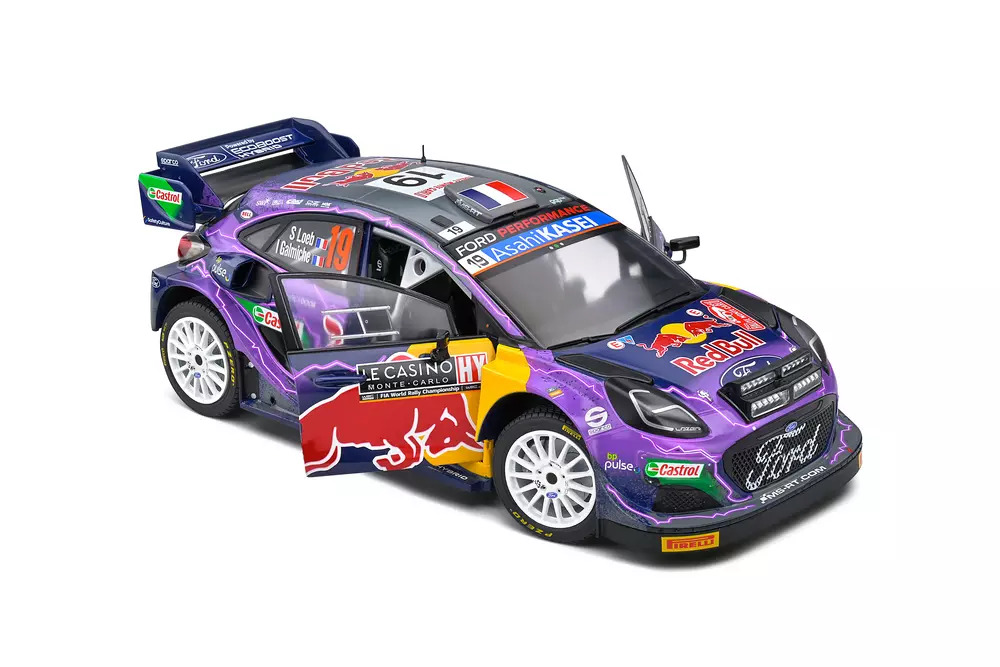 1:18 FORD PUMA RALLY1 HYBRID RALLYE MONTECARLO #19 S.LOEB / I.GALMICHE – 2022