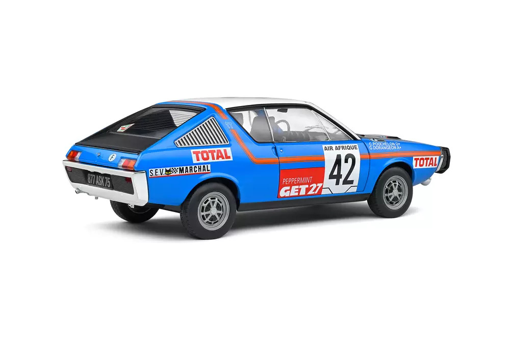 1:18 RENAULT 17 RALLYE ABIDJAN NICE #42 POUCHELON / DORANGEON – 1976