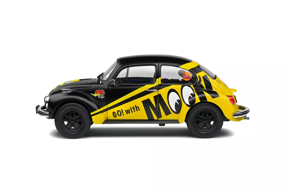 1:18 VOLKWAGEN BEETLE 1303 BLACK CUSTOM BI-COLOR - 1974