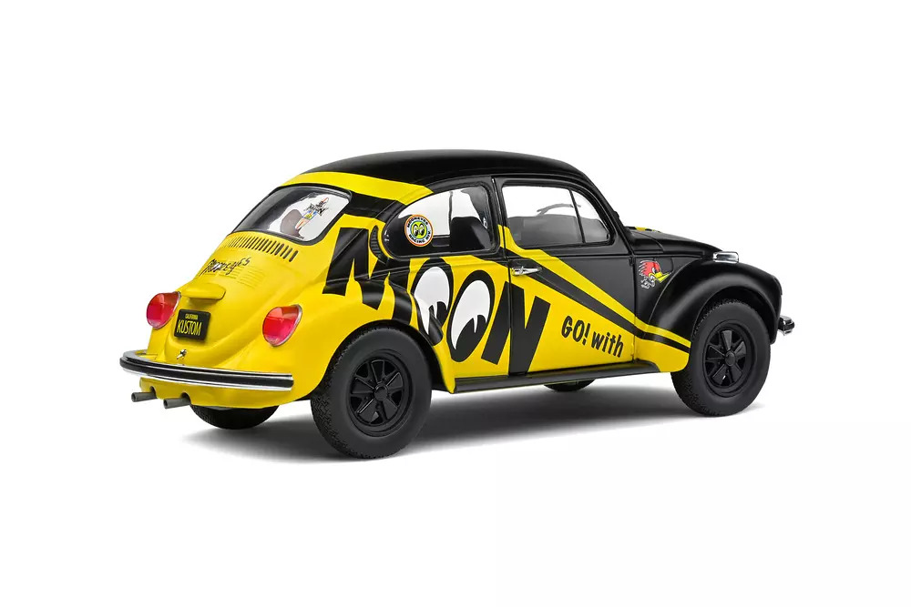 1:18 VOLKWAGEN BEETLE 1303 BLACK CUSTOM BI-COLOR - 1974