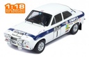 1:18 FORD ESCORT MKI RS 1600 #1 CLARK / MASON - RALLY RAC 1973