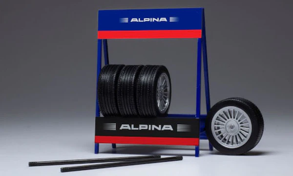 SET 4 RUEDAS PARA 1:18 ALPINE