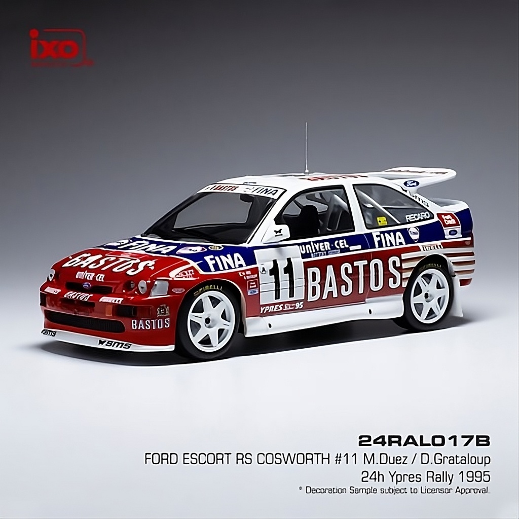 FORD ESCORT RS COSWORTH #11 DUEZ / GRATALOUP 24H YPRES - 1995