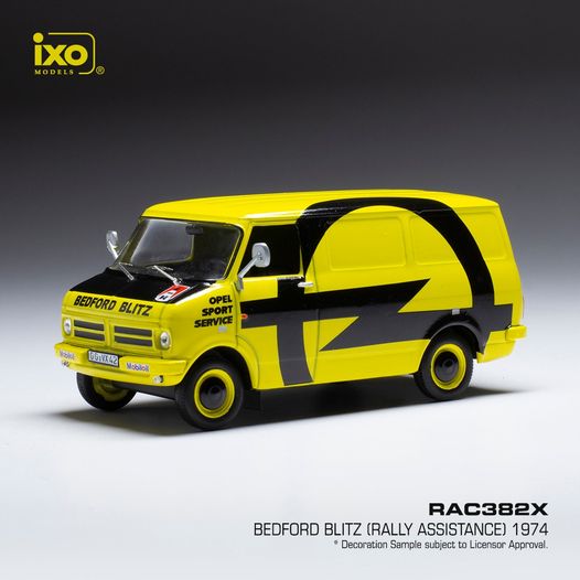 1:43 BEDFORD BLITZ SERVICE ASSISTANCE RALLYE EQUIPE OPEL EURO - 1974