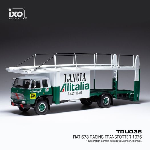 FIAT 673 RACING TRANSPORTER LANCIA ALITALIA - 1976