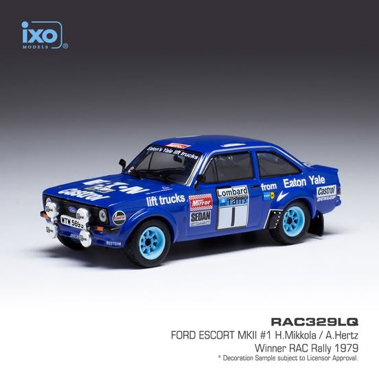 1:43 FORD ESCORT MKII #1 H. MIKKOLA-A. HERTZ WINER RAC RALLY 1979