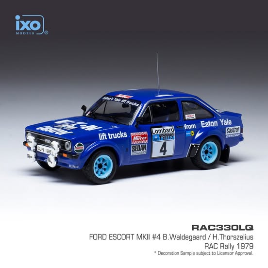 1:43 FORD ESCORT MKII #4 B.WALDEGAARD-H.THORSZELIUS RAC RALLY 1979
