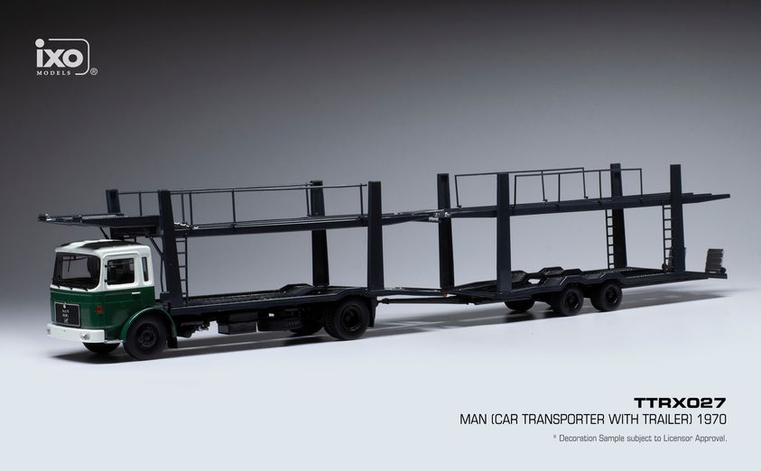MAN CAR TRANSPORTER TRAILER - 1970
