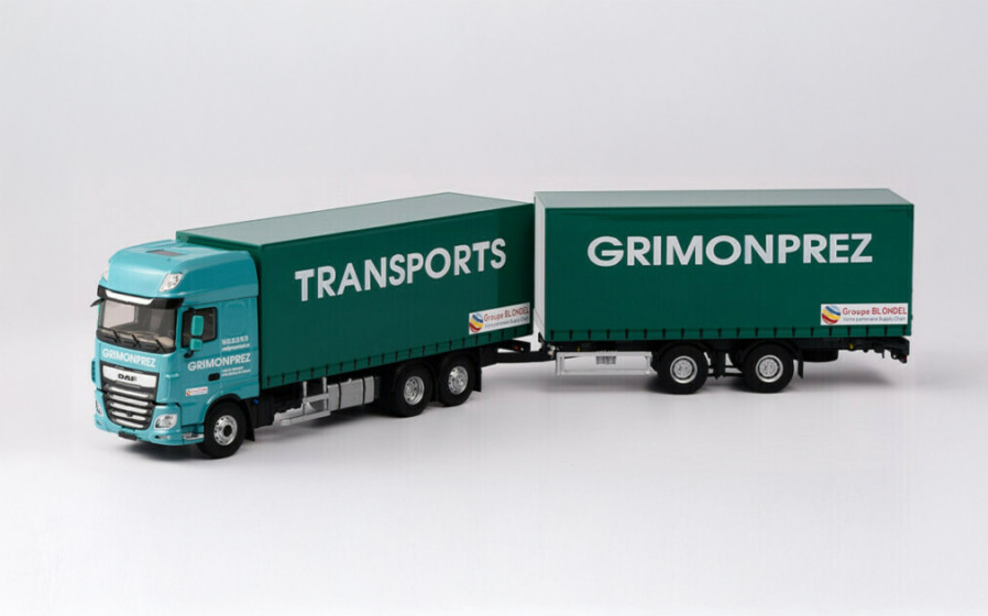 1:43 DAF XF MY (CAMION REMOLQUE) - TRANSPORTS GRIMONPREZ 2017