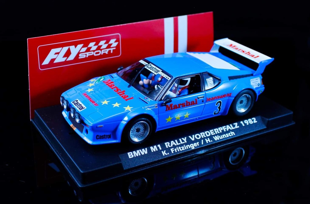BMW M1 #3 K.FRITZINGER/ H.WUNSCH - RALLY VORDERPLATZ SPORT 1982 - SLOT
