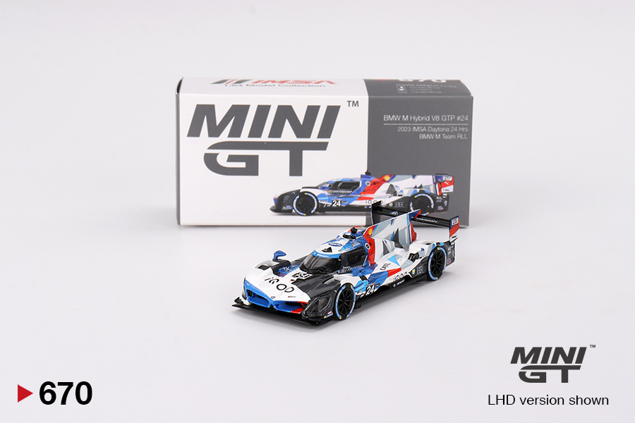 1:64 BMW 1/64 M-HYBRID V8 GTP TEAM RLL N 24 24h DAYTONA 2023 A.FARFUS - P.ENG - M.WITTMANN