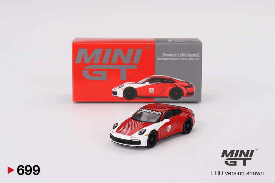 1:64 PORSCHE 911 (992) CARRERA S COUPE SAFETY CAR - 2023 IMSA DAYTONA 24h 