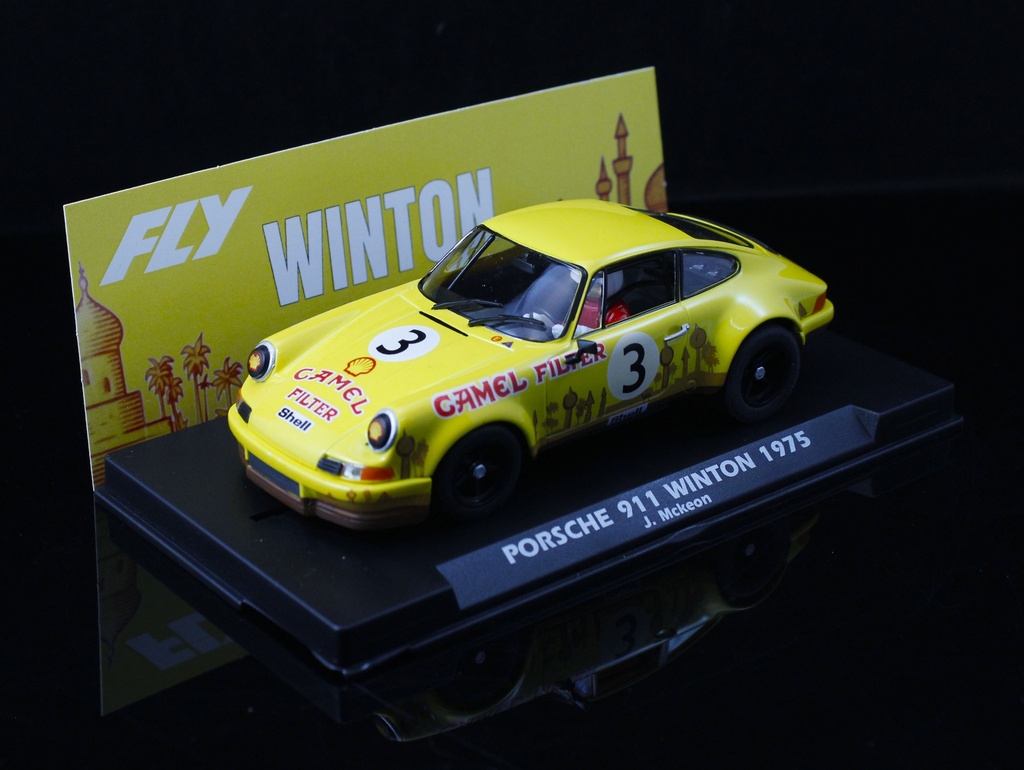 1:32 PORSCHE 911 CAMEL #3 J. MCKEON/WINTON - 1975 SLOT