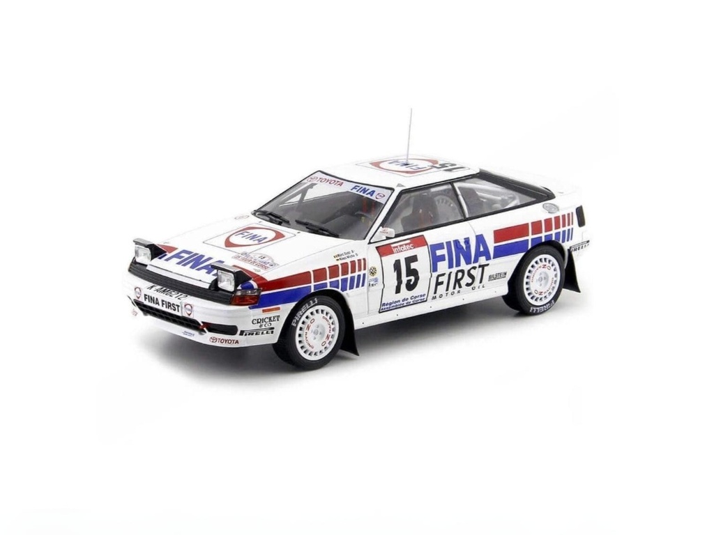 1:18 TOYOTA CELICA GT-FOUR ST165 FINA #15 M.DUEZ / K.WICHA - RALLY TOUR DE CORSE 1991 