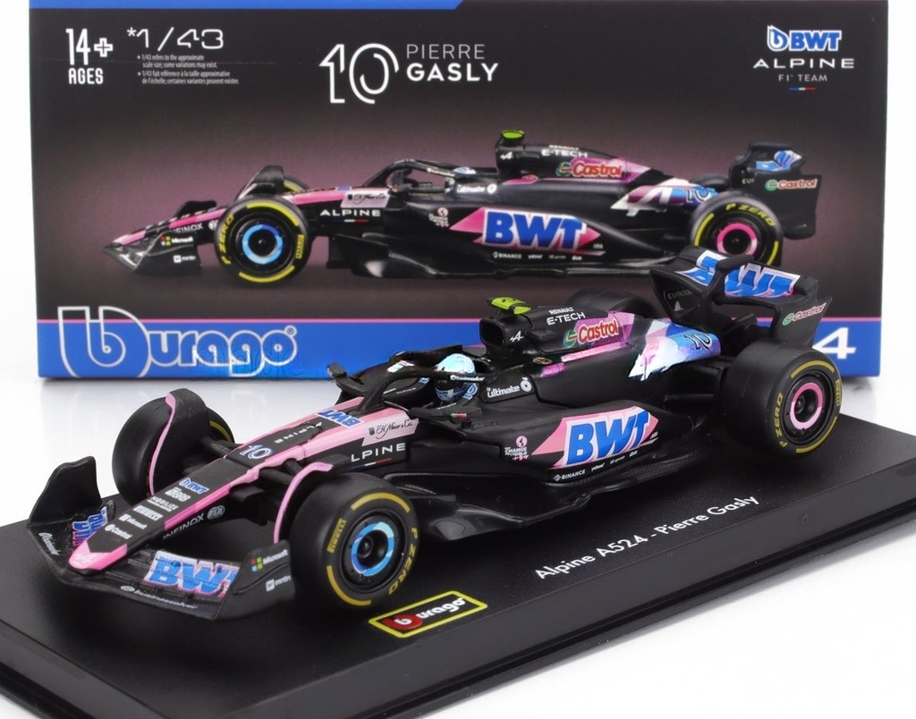 ALPINE BWT F1 TEAM A524 Nº10 2024 PIERRE GASLY 