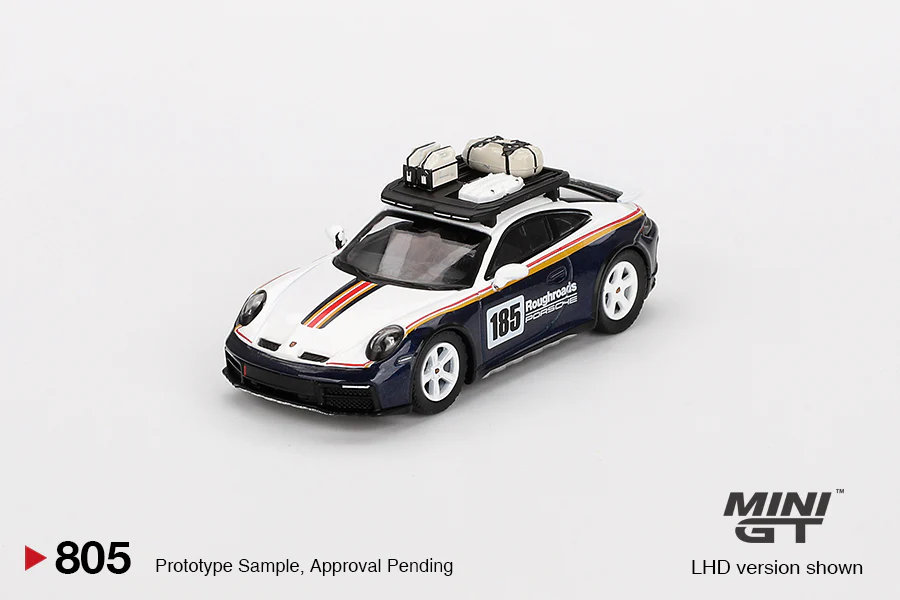 1:64 PORSCHE 911 (992) ROUGHROADS DESIGN PAKET COUPE - RALLY DAKAR 2023