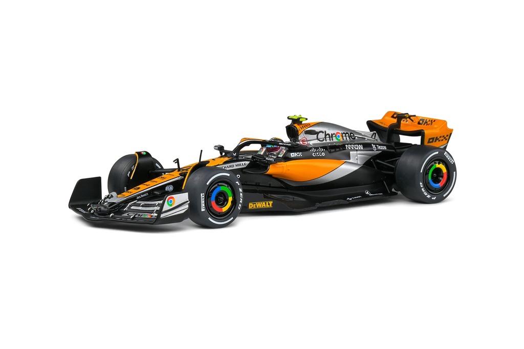 1:43 MCLAREN MCL60 ORANGE L.NORRIS GREAT BRITAIN GP - 2023