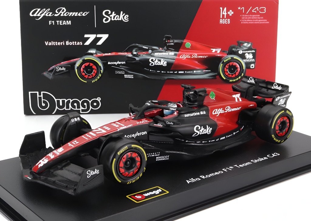ALFA ROMEO TEAM STAKE - F1 C43 #77 VALTTERI BOTTAS - 2023