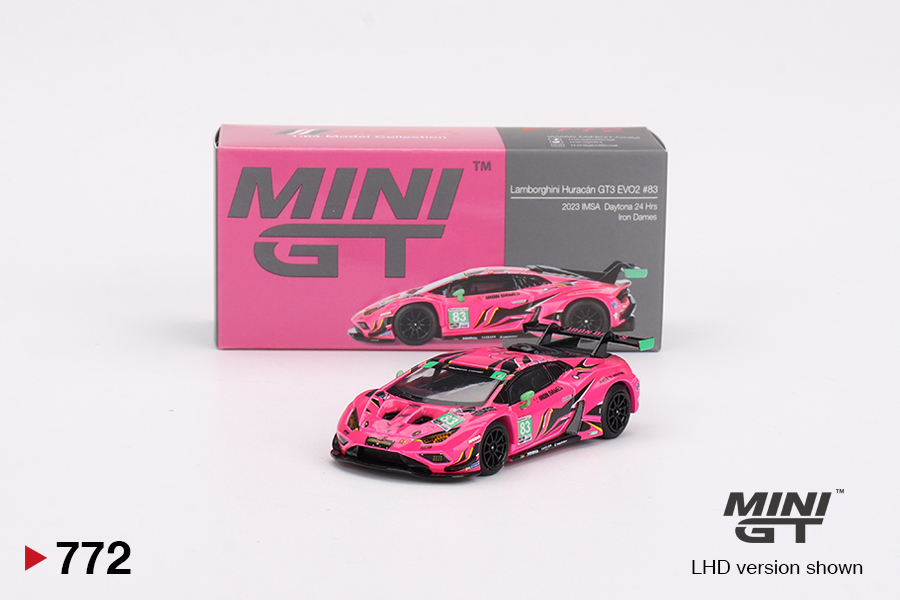 1:64 LAMBORGHINI HURACAN GT3 EVO2 TEAM IRON DAMES N 83 - 24h DAYTONA 2023