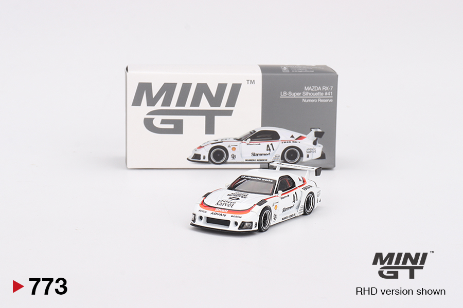 1:64 LB-SUPER SILHOUETTE MAZDA RX-7 NUMERO RESERVE N 41 - 2006