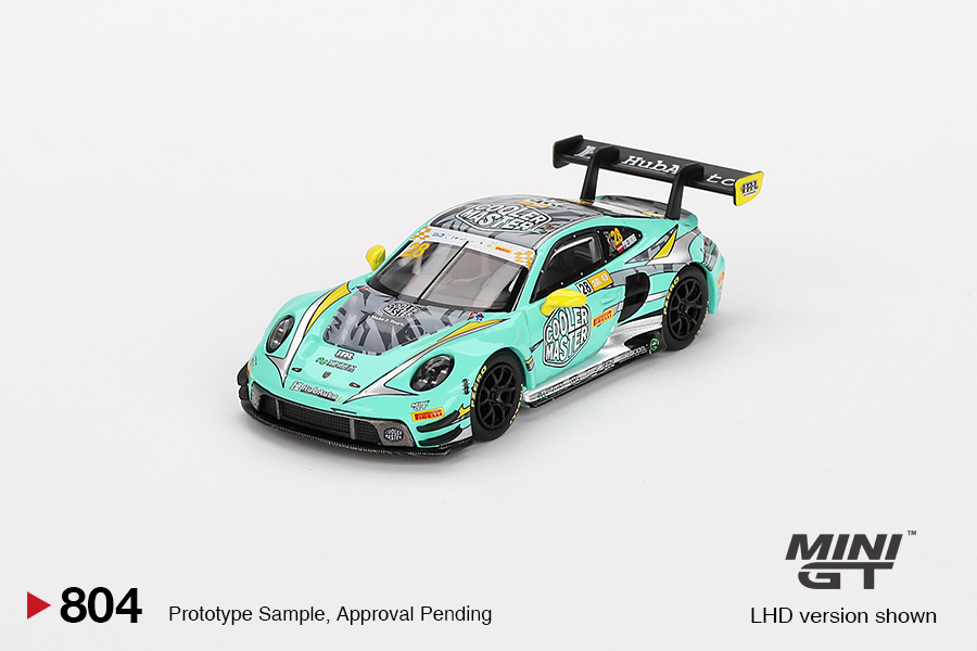 1:64 PORSCHE 911 992 GT3 R "HUBAUTO RACING" #28 THOMAS PREINING- FIA GT WORLD CUP MACAU GRAND PRIX 2023