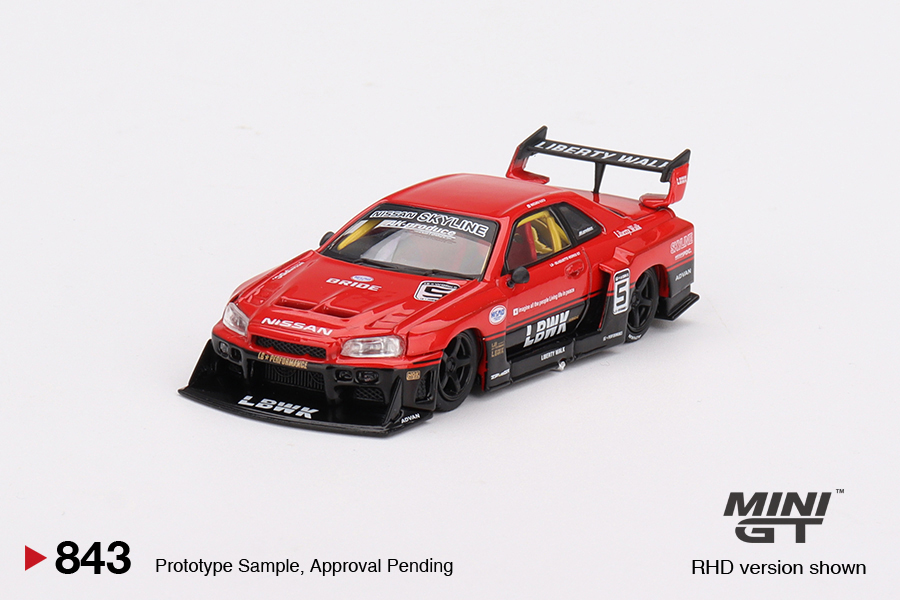 1:64 NISSAN  SKYLINE GT-R ER34 / LB-ER34 SUPER SILHOUETTE 2007 - 2023