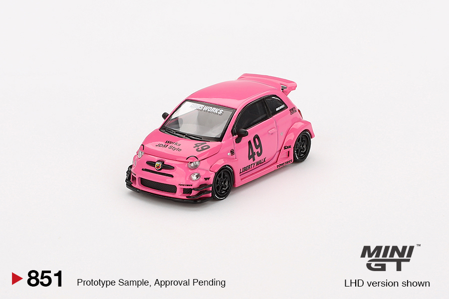 1:64 FIAT ABARTH 595 #49 LB- WORKS X ABAS WORKS