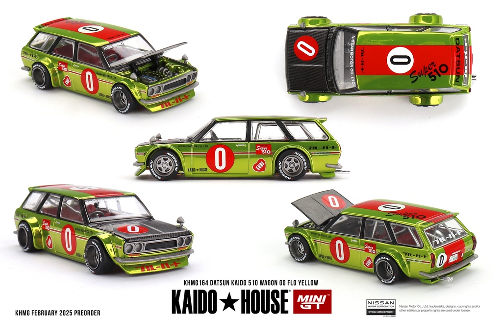 1:64 KAIDO HOUSE DATSUN 510  #0 OG STATION WAGON - 1969 